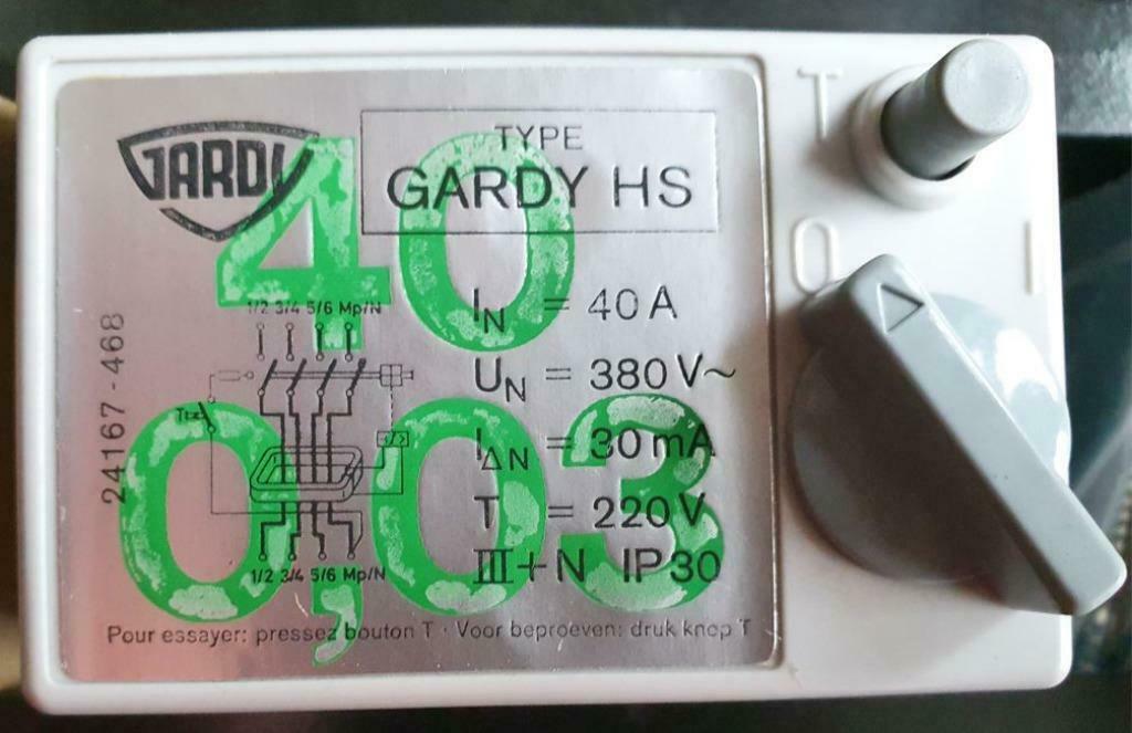 différentiel 40A 30mA dans boitier : NEUF, Enlèvement ou Envoi, Neuf, Autres types