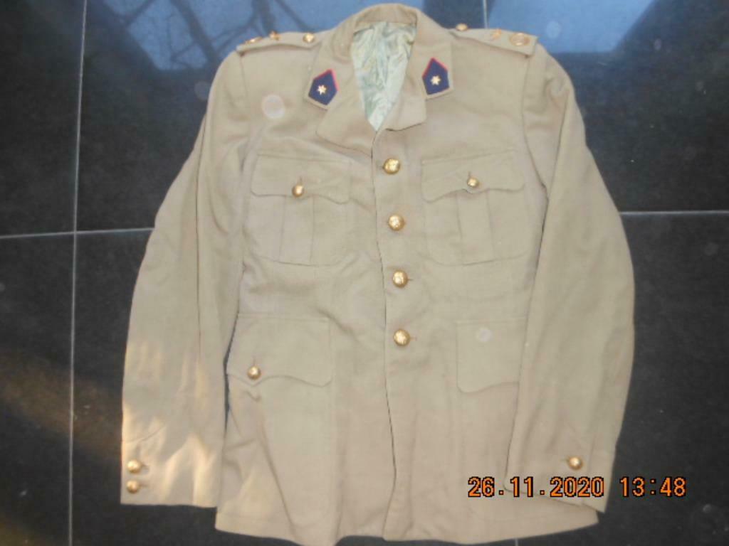 BELGIQUE - ABL 1950 - VESTE OFFICIER DTCA, Enlèvement ou Envoi, Armée de terre, Vêtements ou Chaussures