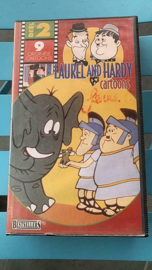 Video cartoons Laurel &Hardy, Ophalen of Verzenden