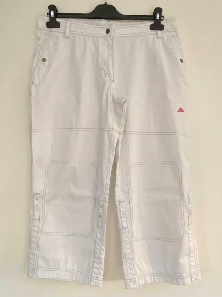Adidas capribroek, Kleding | Dames, Maat 38/40 (M), Adidas, Wit, Ophalen of Verzenden