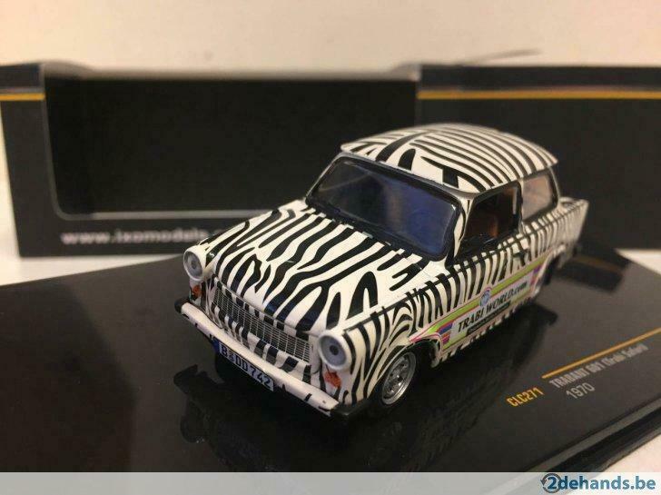 1:43 Ixo Trabant 601  Trabi Safari zebra, Enlèvement ou Envoi, Neuf, Voiture
