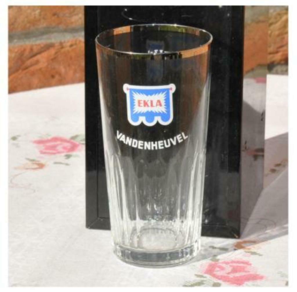 §verre ekla vandenheuvel bord argent, Collections, Marques de bière, Enlèvement ou Envoi, Comme neuf, Verre ou Verres, Autres marques