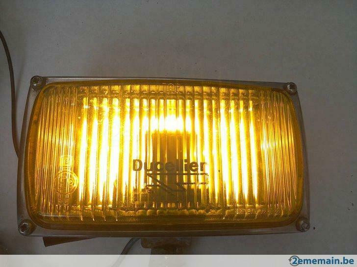 phare longue portee jaune ducellier type 3020 diamant, Auto-onderdelen, Verlichting, Gebruikt