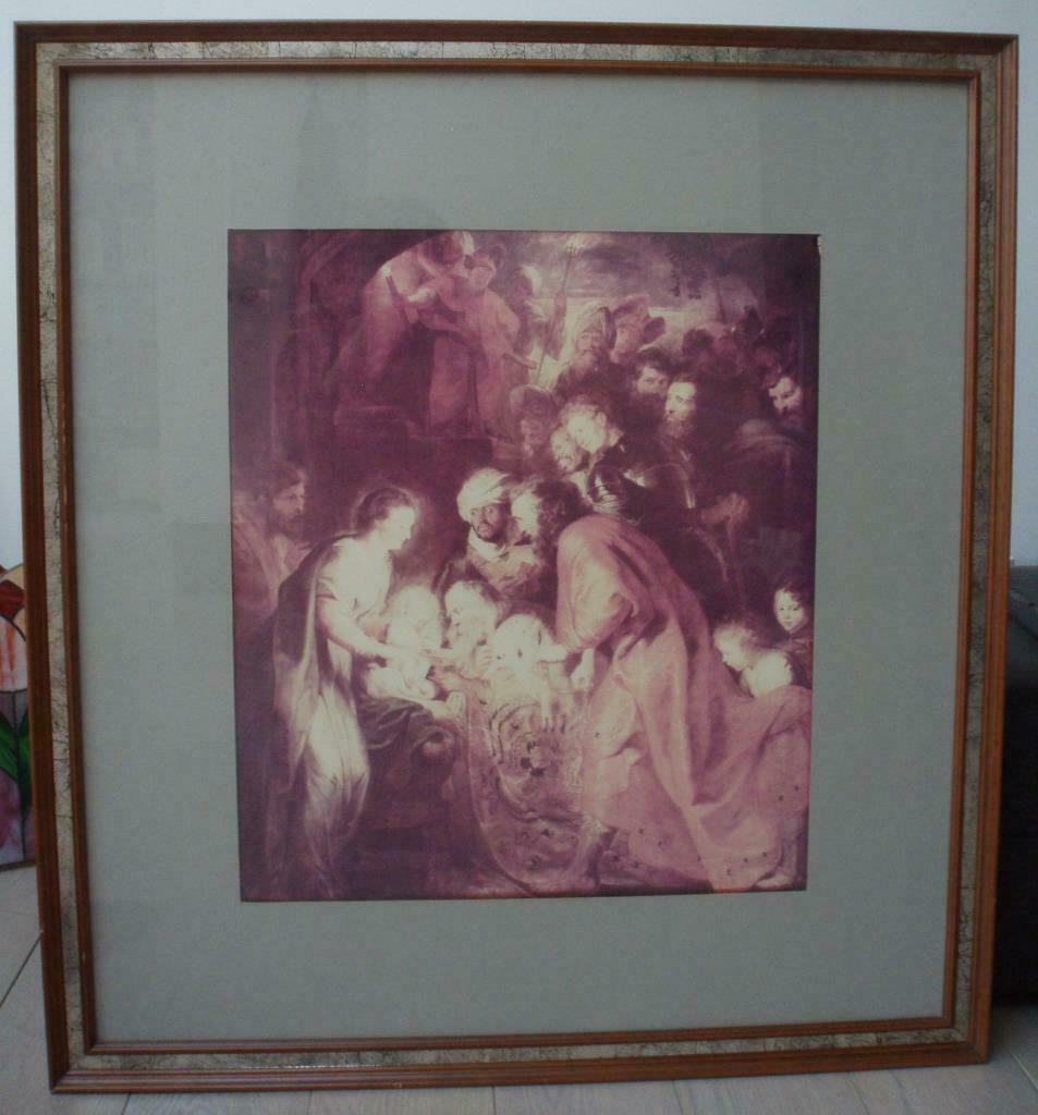 cadre Reproduction Adoration des mages, Enlèvement