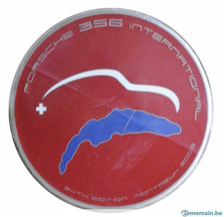 Emaille badge Porsche 356 concentratie 2009 in Zwitserland, Verzamelen, Ophalen of Verzenden, Nieuw, Verpakking