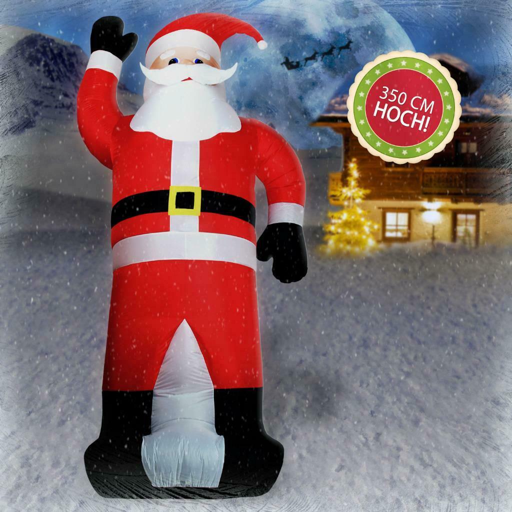Enorme Opblaasbare Kerstman & Ledverlichting & Blazer 3.5m!, Diversen, Ophalen of Verzenden, Nieuw