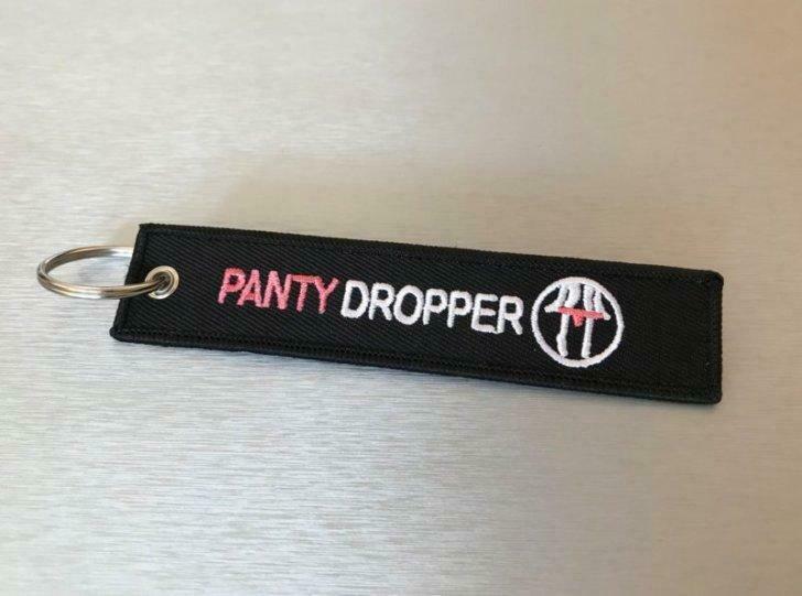 panty dropper sleutelhanger, Envoi