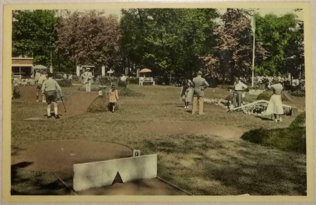 Postkaart Oostende Minigolf, Collections, Enlèvement ou Envoi, 1940 à 1960, Affranchie