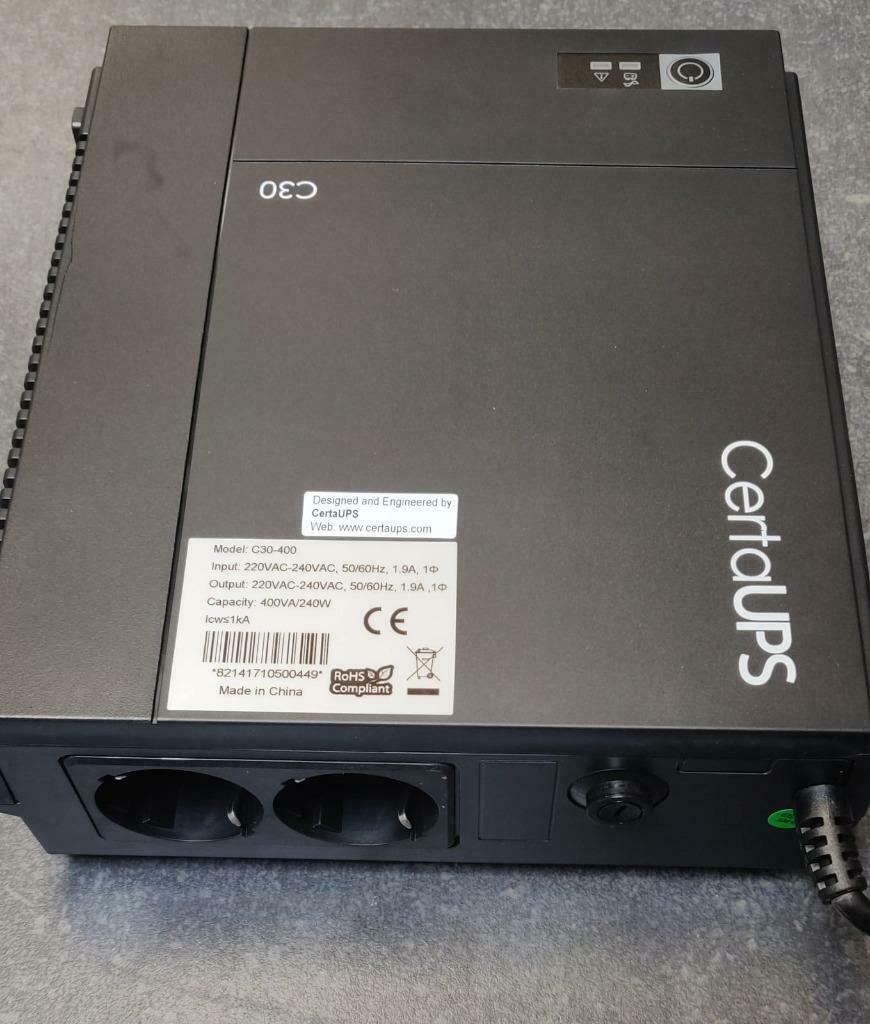 C30-400 UPS Noodvoeding, Computers en Software, Noodvoedingen (UPS), Ophalen of Verzenden, Zo goed als nieuw