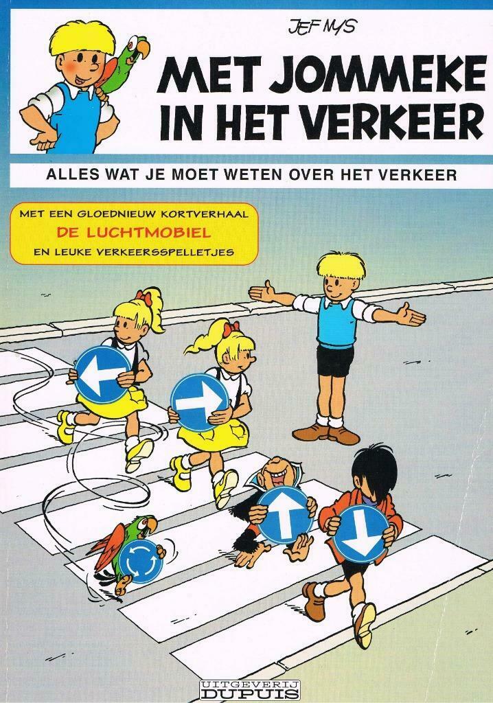 Met Jommeke in het verkeer, Eén stripboek, Zo goed als nieuw, Ophalen, Jef Nys