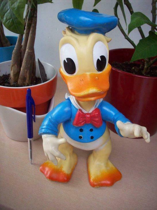 Pieper (knijppop) "Donald Duck" jaren "50, Verzamelen, Ophalen, Zo goed als nieuw, Overige typen