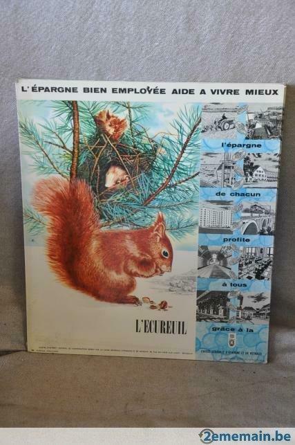 §  ancien panneau cger "l'ecureuil", Collections, Enlèvement ou Envoi, Utilisé