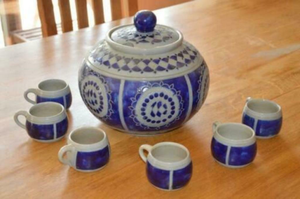 service sangria en céramique, Ophalen