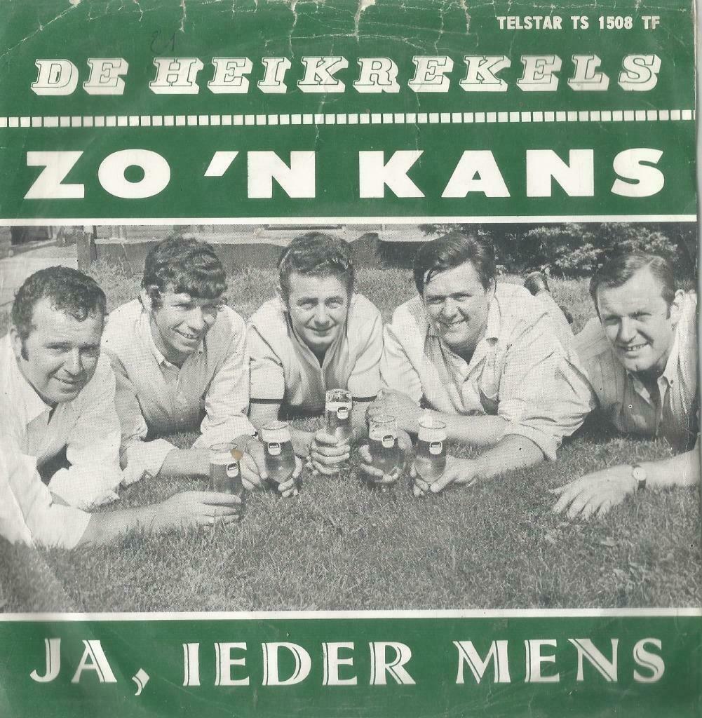 De Heikrekels – Zo ‘n kans / Ja, ieder mens - Single, Gebruikt, 7 inch, Single, Ophalen of Verzenden