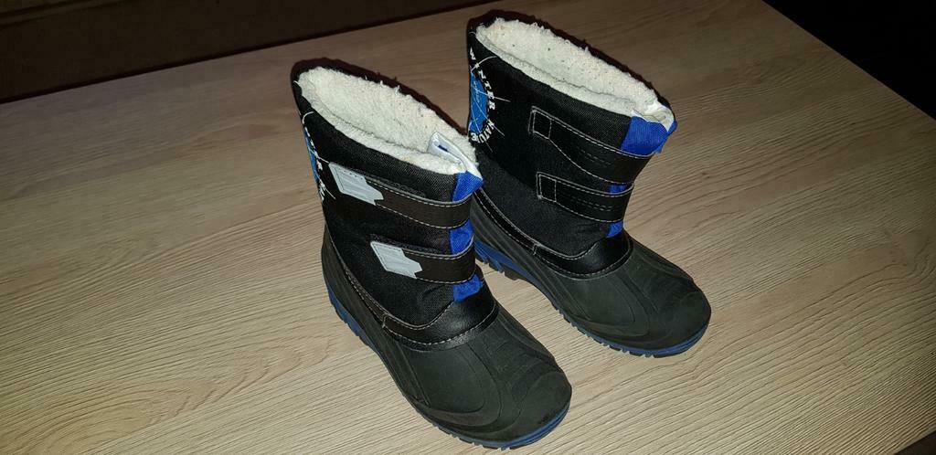 blauwe laarzen met pels in - maat 31, Kinderen en Baby's, Ophalen, Laarzen