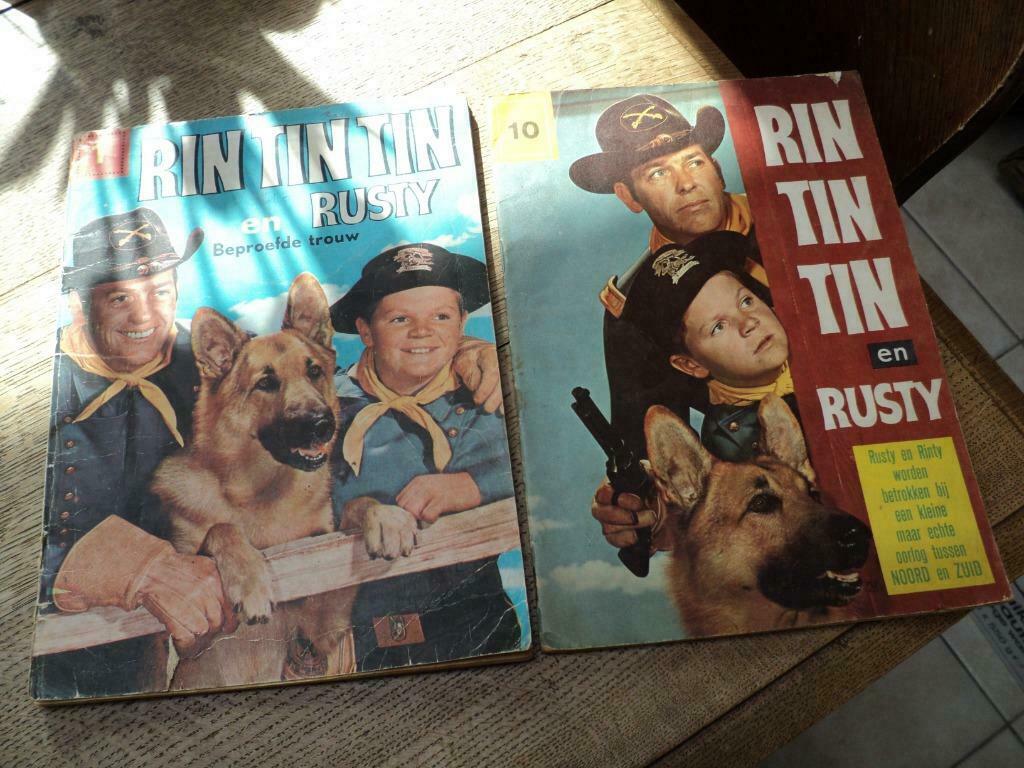 boekjes Rin Tin Tin en Rusty, Meerdere stripboeken, Ophalen of Verzenden, Gelezen