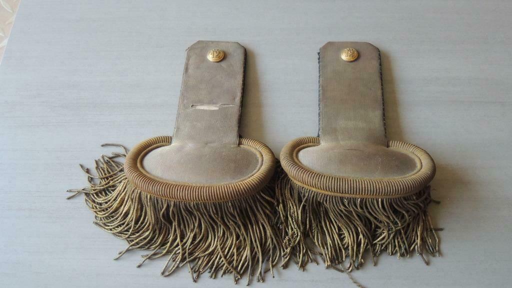 Epaulettes officier subalterne 12e  de ligne Armée belge, Collections, Enlèvement ou Envoi, Armée de terre, Autres types
