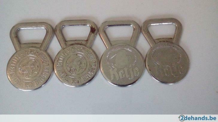 bier aftrekkers ketje 1000 jaar brussel jaar 1979, Verzamelen, Biermerken, Ophalen of Verzenden, Gebruikt