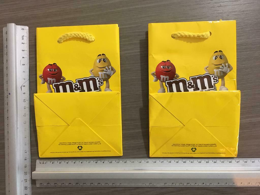 2 Zakjes van M&M’s World, Ophalen, Gebruikt