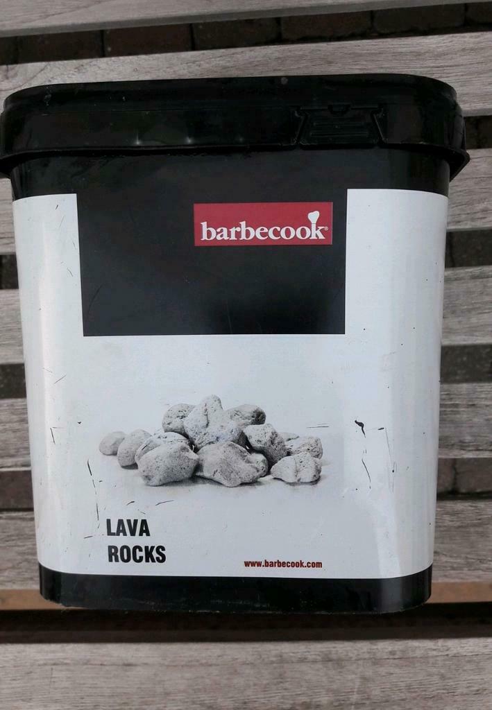 Witte lava stenen Barbecook 3kg. lava rocks., Ophalen of Verzenden, Zo goed als nieuw, Barbecook