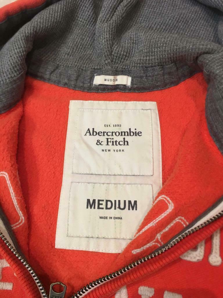 Abercrombie hoodie/sweater, Ophalen of Verzenden, Zo goed als nieuw, Oranje