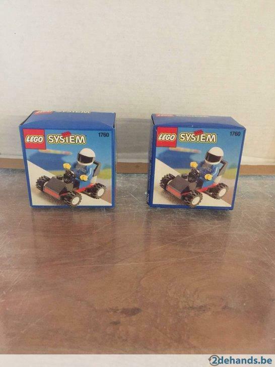 Lego nr 1760. 2 stuks. Nieuw niet open geweest  go cart town, Nieuw, Lego