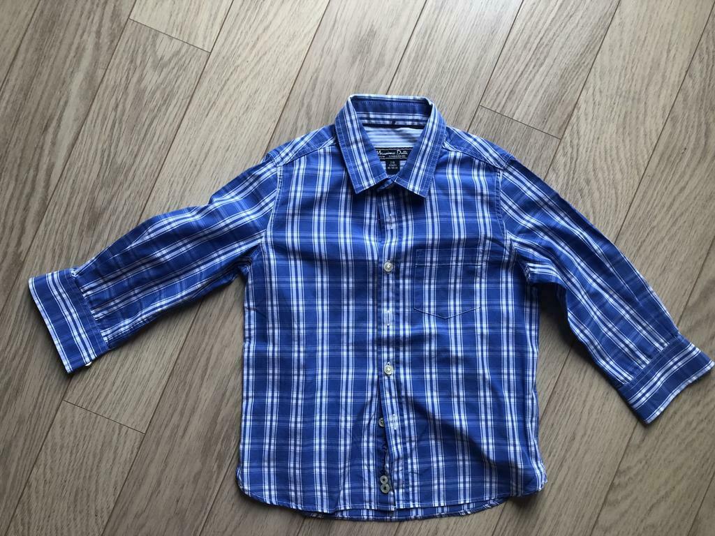 Geruit hemdje Massimo Dutti, Kinderen en Baby's, Verzenden, Gebruikt, Jongen, Shirt of Longsleeve