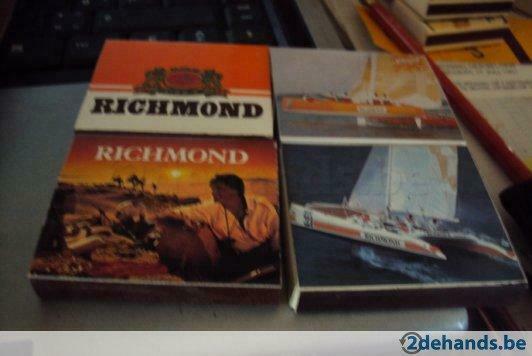 Richmond, Collections, Utilisé, Boîtes ou marques d'allumettes