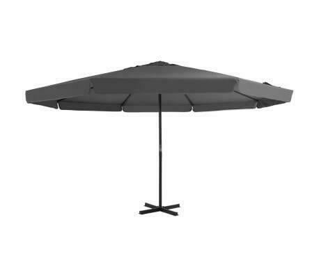 Parasol 500 cm parasol de jardin mât ALU couleur anthracite, Jardin & Terrasse, Envoi, Neuf