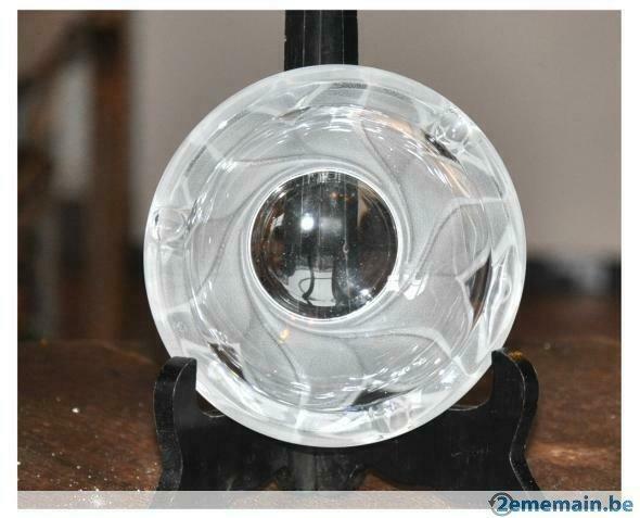 cendrier en cristal 24% J.Durand France, Antiquités & Art, Antiquités | Verre & Cristal, Enlèvement ou Envoi