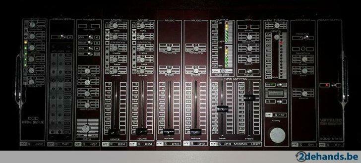 Vetelec mengpaneel en versterker gezocht, Ophalen of Verzenden, Gebruikt, Overige merken