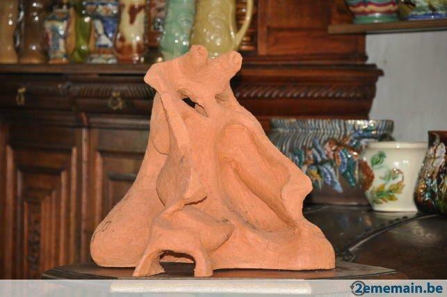 §  sculpture terre cuite anonyme, Enlèvement