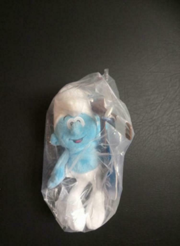 Peluche Marionnette Schtroumpf Delhaize 2011, Enlèvement ou Envoi, Neuf, Autres Schtroumpfs, Poupée, Figurine ou Peluche
