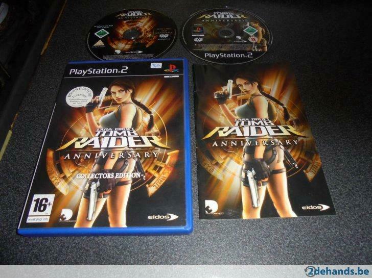 Playstation 2 Lara Croft Tomb Raider Anniversary (orig-compl, Enlèvement ou Envoi, Utilisé