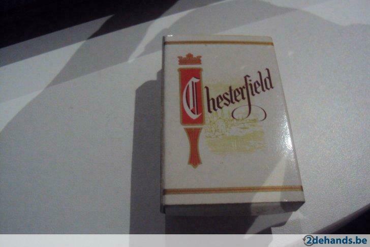 chesterfield, Collections, Utilisé, Boîtes ou marques d'allumettes