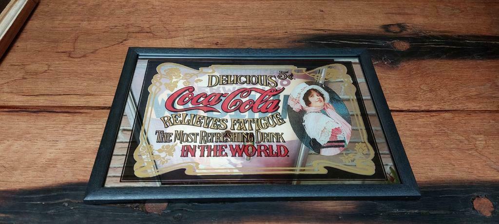 Miroir publicitaire Coca-Cola, Collections, Marques & Objets publicitaires, Enlèvement ou Envoi, Neuf, Panneau publicitaire