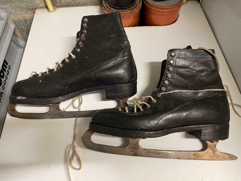 ijsschaatsen dames maat 40 zwart leder, Overige merken, Gebruikt, Ophalen of Verzenden, Kunstschaatsen