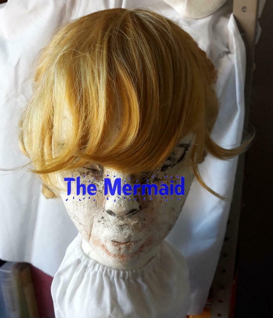 geel-blonde pruik met 2 staarten, Kleding | Dames, Ophalen of Verzenden, Nieuw