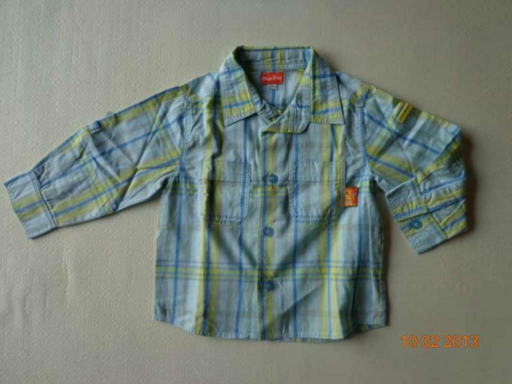 Geruit hemdje jongetjes – Marese - maatje 2 / 86, Kinderen en Baby's, Ophalen of Verzenden, Gebruikt, Jongetje, Overhemdje of Bloesje