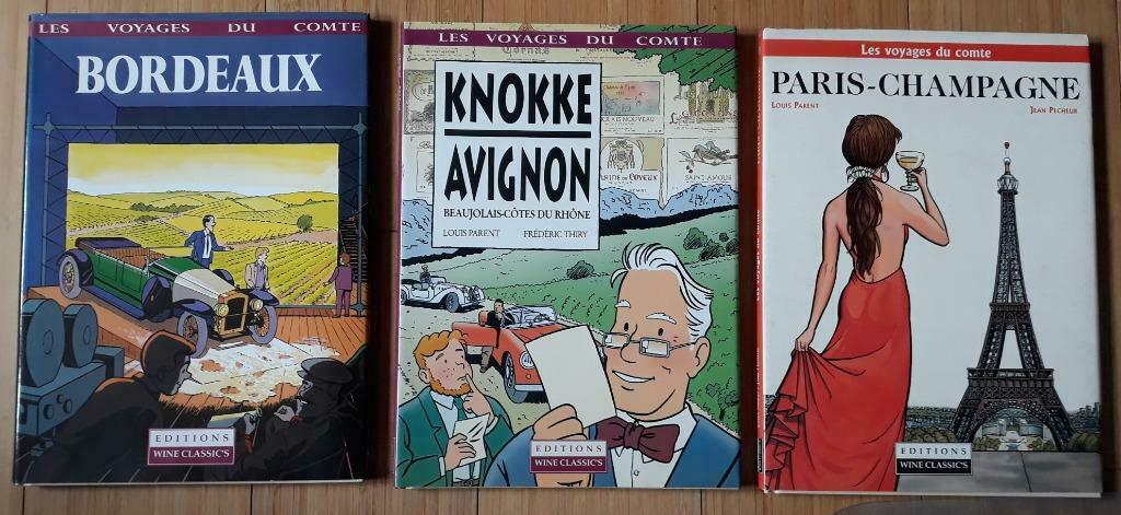 LES VOYAGES DU COMTE - Série complète (3 tomes sur le vin), Livres, Enlèvement, Utilisé