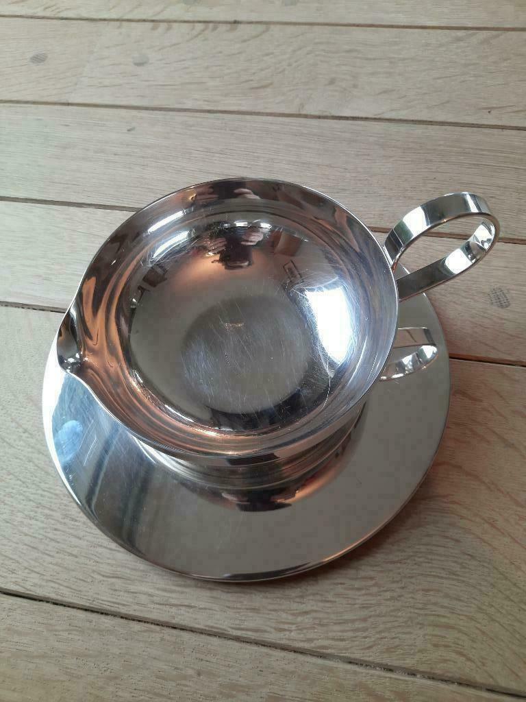 sauskom met oor en bordje verzilverd, Enlèvement ou Envoi