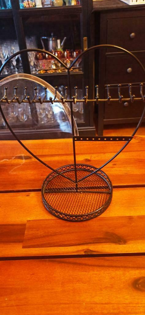 support bijoux en métal noir, Antiquités & Art, Enlèvement