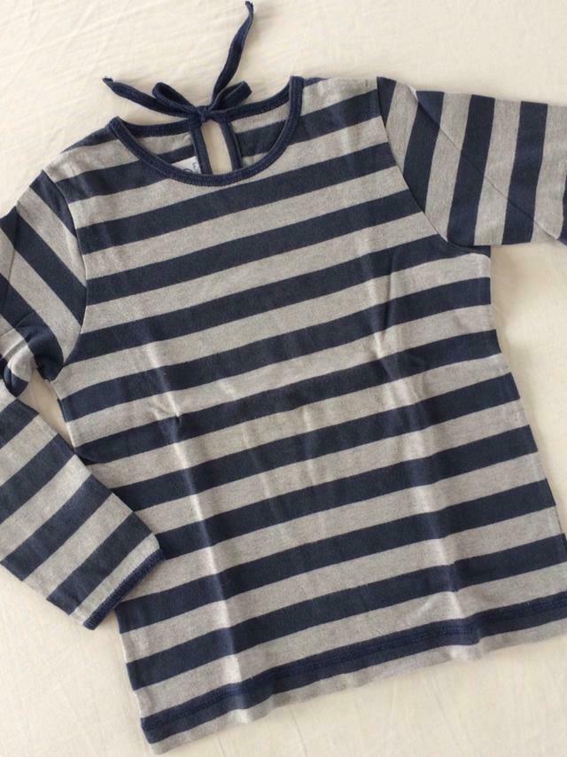 longsleeve meisjes t-shirt Petit Bateau 6 j 116 gestreept, Gebruikt, Meisje, Ophalen of Verzenden, Petit Bateau