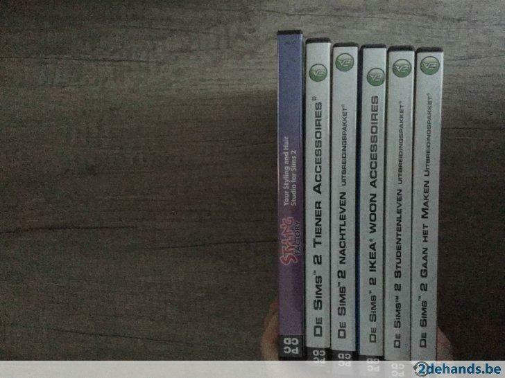 4 sims 2 spelletjes + 1 sims 3 spel, Games en Spelcomputers, Games | Pc, Gebruikt, Ophalen of Verzenden