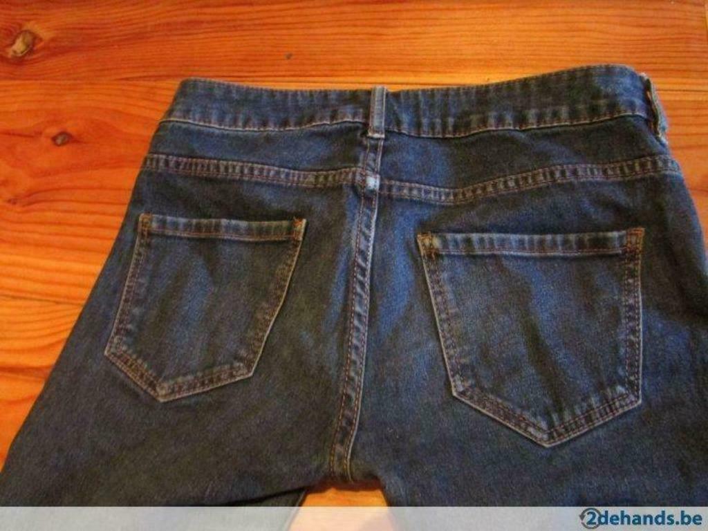 lange jeans broek Pull & Bear maat EUR32 MEX22, Kleding | Dames, Broeken en Pantalons, Blauw, Ophalen of Verzenden, Maat 34 (XS) of kleiner