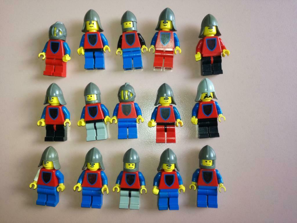 lego ridders leeuwenridders minifigs kasteel castle - lot F, Ophalen of Verzenden, Gebruikt, Lego