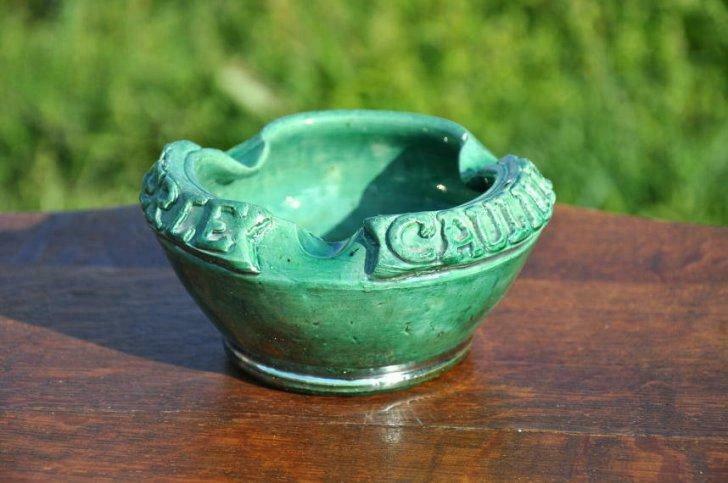 cendrier perle caulier en grès émaillé, Collections, Enlèvement ou Envoi, Utilisé