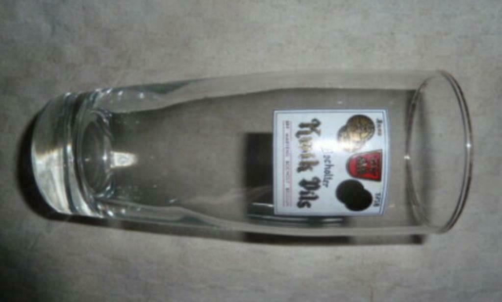 #C bier glas BOCHOLTER KWIK PILS brij. Martens Bocholt, Verzamelen, Ophalen of Verzenden, Gebruikt, Bierglas