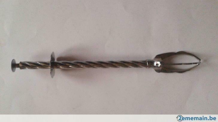 Pince à glacons torsadée, Antiquités & Art, Enlèvement ou Envoi