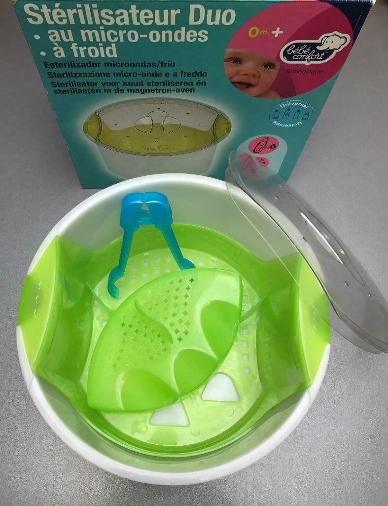 Stérilisateur Duo au micro-ondes et à froid de Bébé Confort, Enfants & Bébés, Enlèvement ou Envoi, Utilisé, Stérilisateur
